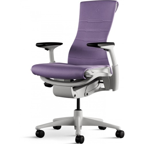 Embody x Logitech Gaming chair White base, Purple 3SYA1-1
