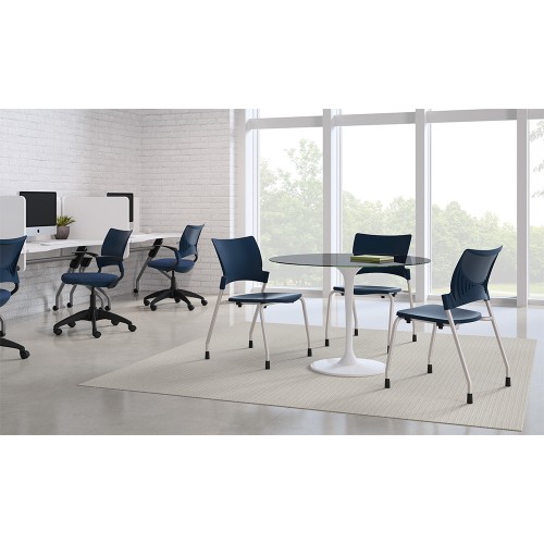 SitOnIt Relay Multipurpose 4 Legged Chair in Green-5