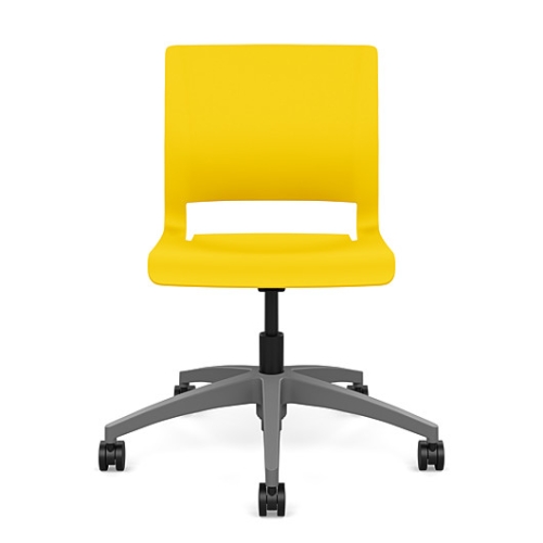 Rio Light Duty Stool by SitOnIt in Yellow