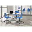 Rio Multipurpose 4 Legged Chair by SitOnIt in Blue-7