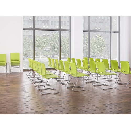 Rio Multipurpose 4 Legged Chair by SitOnIt in Blue-6