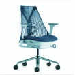 Sayl - office chair, green carcas, green seat, on castors-1