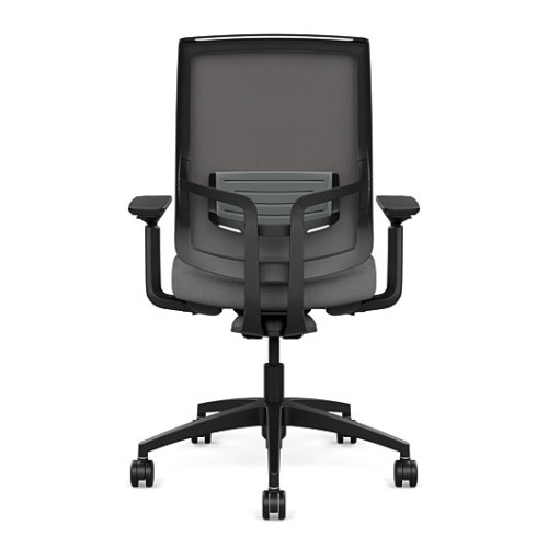 Focus 2.0 Executive Chair by SitOnIt with high back, back material - mesh, seat - gray fabric, black frame, on wheels-2
