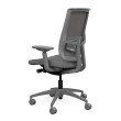 Focus 2.0 Executive Chair by SitOnIt with high back, back material - mesh, seat - gray fabric, gray frame, on wheels-3