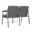 SitOnIt Kindl Two Seater Guest Chair in Gray-3