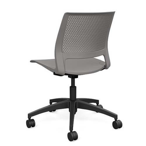 SitOnIt Lumin Short Term Work Chair in Grey-3