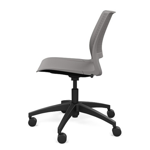 SitOnIt Lumin Short Term Work Chair in Grey-4