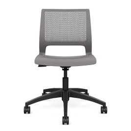 SitOnIt Lumin  Short Term Work Chair in Grey