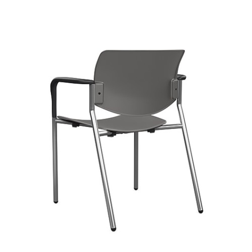 Freelance Guest Chair by SitOnIt in Gray with 4 Legs-3