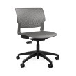 SitOnIt Orbix Short Term Work Chair in Grey-1