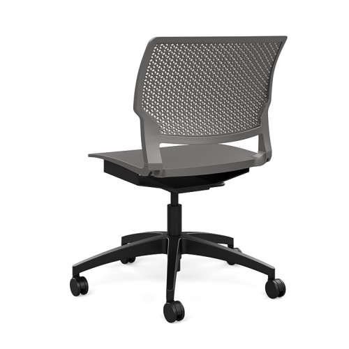 SitOnIt Orbix Short Term Work Chair in Grey-3