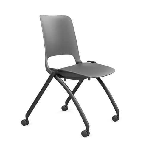 SitOnIt Flyte Multipurpose Stackable Chair in Grey-1
