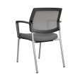 SitOnIt Focus Side Multipurpose 4 Legged Chair in Gray-3