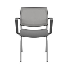 SitOnIt Focus Side Multipurpose 4 Legged Chair in Gray