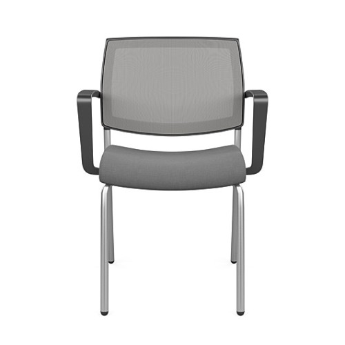 SitOnIt Focus Side Multipurpose 4 Legged Chair in Gray