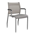 Wit Side 4 Legged Office and Guest Chair by SitOnIt in Grey-1