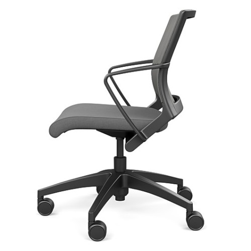 Movi Chair by SitOnIt for Everyday Work in Grey with Mesh Back-4