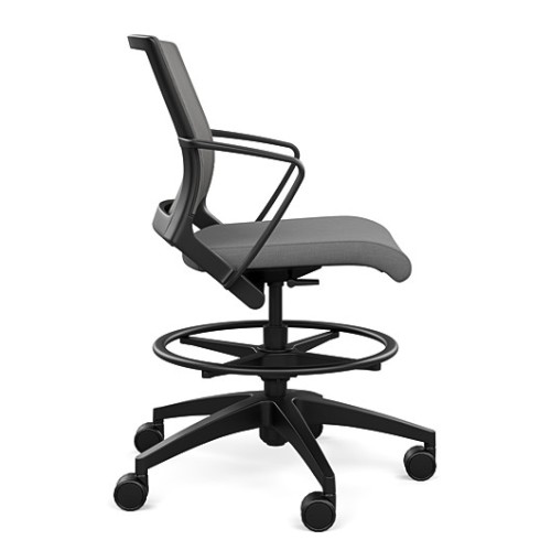 SitOnIt Movi Work Chair in Grey with Mesh Back-2