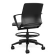SitOnIt Movi Work Chair in Grey with Upholstered Back-3