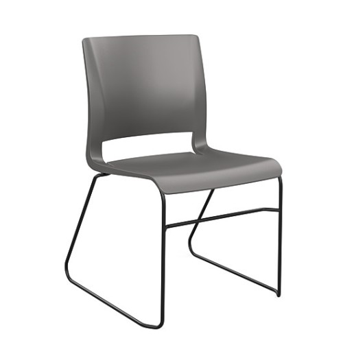 SitOnIt Rio Multipurpose Stackable Chair in Grey-1