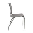 SitOnIt Rio Multipurpose Stackable 4 Leg Chair in Gray-2