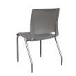 SitOnIt Rio Multipurpose Stackable Chair with Padded Seat, Gray, 4 Legs-3