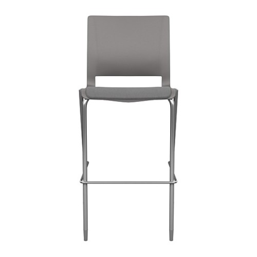 Rio Bar Stool by SitOnIt in Grey with Soft Seat