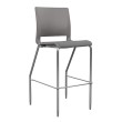 Rio Bar Stool by SitOnIt in Grey with Soft Seat-1