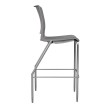 Rio Bar Stool by SitOnIt in Grey with Upholstered Seat and Back-2