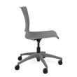 SitOnIt Rio Short Term Work Chair in Grey with Soft Seat and Backrest-2