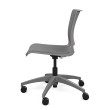 SitOnIt Rio Short Term Work Chair in Grey with Soft Seat and Backrest-4
