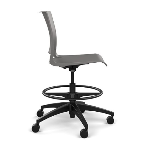 Rio Light Duty Stool by SitOnIt in Grey-2