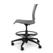 Rio Light Duty Chair by SitOnIt in Grey with Padded Seat-4