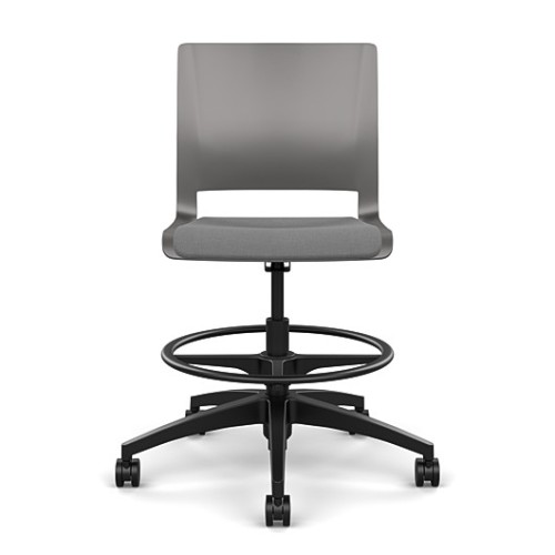 Rio Light Duty Chair by SitOnIt in Grey with Padded Seat