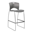 OnCall Bar Stool by SitOnIt in Grey with Soft Seat-1