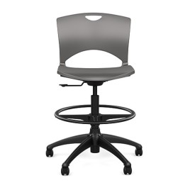 SitOnIt OnCall Light Duty Chair in Grey