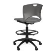 SitOnIt OnCall Light Duty Chair in Gray with Padded Seat-3