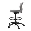 SitOnIt OnCall Light Duty Chair in Gray with Padded Seat-4