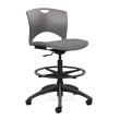 SitOnIt OnCall Light Duty Chair in Gray with Padded Seat-1