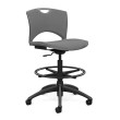 SitOnIt OnCall Light Duty Chair in Grey with Padded Seat and Back-1