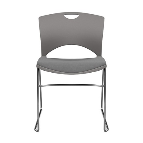 OnCall Guest Chair by SitOnIt in Gray with Upholstered Seat
