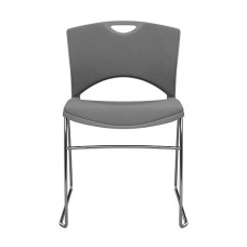 OnCall Guest Chair by SitOnIt in Gray with Upholstered Seat and Back