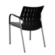 SitOnIt Achieve Multipurpose 4 Leg Chair in Grey and Black-3