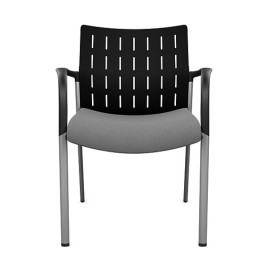 SitOnIt Achieve Multipurpose 4 Leg Chair in Grey and Black