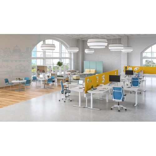 SitOnIt Sprout Multipurpose Stackable Chair in Blue-7