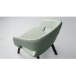 Single chair with high back TWIST&SIT Soft from Narbutas in light green with dimensions 80x78x128 sm and back height 39 cm-4
