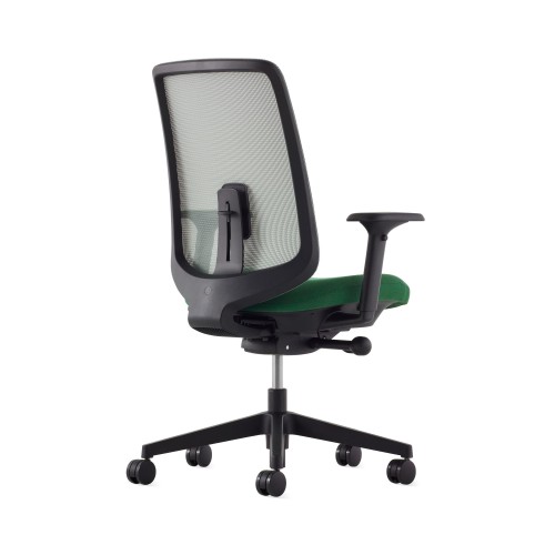 Verus - office chair, on castors, graphite color-3