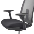 Verus - office chair, on castors, graphite color-1