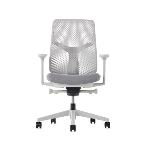 Verus - office chair, on castors, fog color