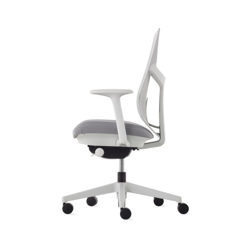 Verus - office chair, on castors, fog color-4